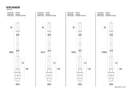 Gleichlaufseil SET - 4 Stahlseile - FP529