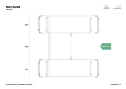 Technische Zeichnung X43 - Draufsicht (Auffahrrichtung)