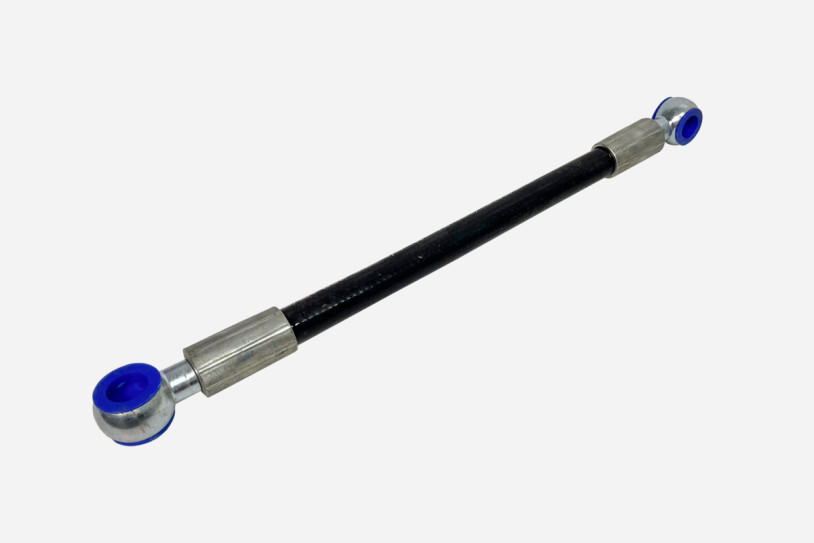 Kurzer Hydraulikschlauch mit flachen Anschlüssen 