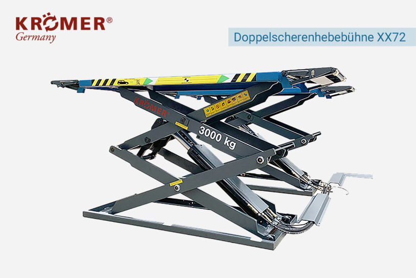 Auffahrplattform hat mit Auffahrrampen zusammen eine Gesamtlänge von 2100 mm