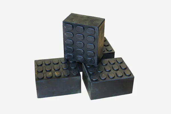 Gummiblock Gummiauflage Gummiklotz 160mm X 120mm X 90mm Universell